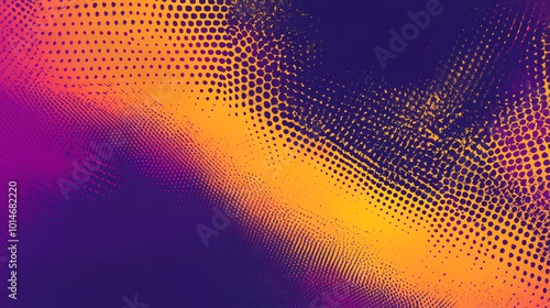 Wallpaper Mural Abstract colorful background with a dotted pattern and a wave. Torontodigital.ca