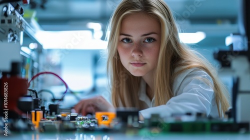 The Young Engineer in Laboratory