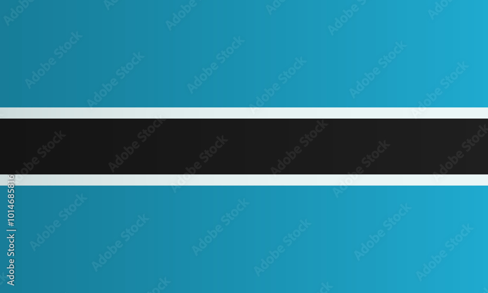 Fototapeta premium Botswana flag. South Africa country identity emblem