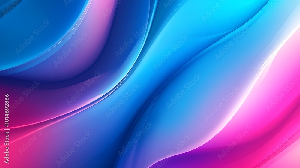 Abstract background with vibrant blue, pink, and purple gradient colors in a wave-like pattern. Abstract background with vibrant blue, pink, and purple gradient colors in a wave-like pattern.