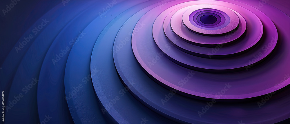 Abstract colorful background with two ribbon intertwined in gradient purple and blue background Abstract colorful background with two ribbon intertwined in gradient purple and blue background