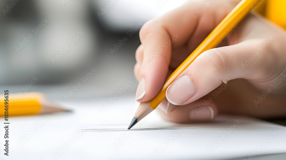 A close-up of a person’s hand sketching on paper, pencil strokes captured in detail.
A close-up of a person’s hand sketching on paper, pencil strokes captured in detail.