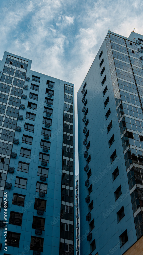 Fototapeta premium modern apartment complex in the city