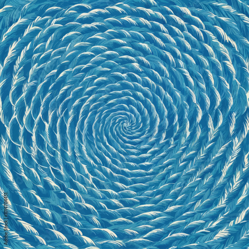 Wallpaper Mural Abstract Blue Swirling Pattern 
 Torontodigital.ca