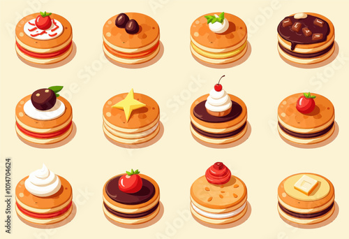 Assorted Mini Cakes and Pastries