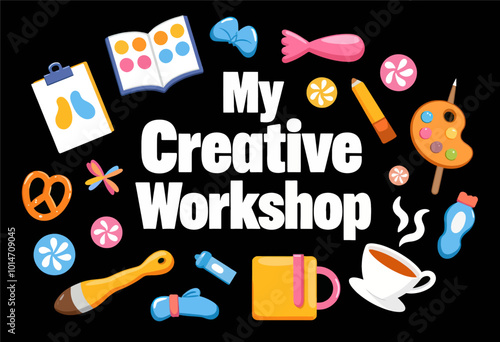 My Creative Workshop Illustration 
