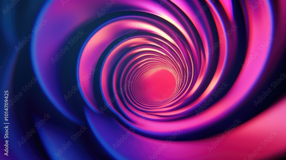 A hypnotic spiral pattern in bold colors, creating a mesmerizing visual effect that draws the eye into its center A hypnotic spiral pattern in bold colors, creating a mesmerizing visual effect that draws the eye into its center