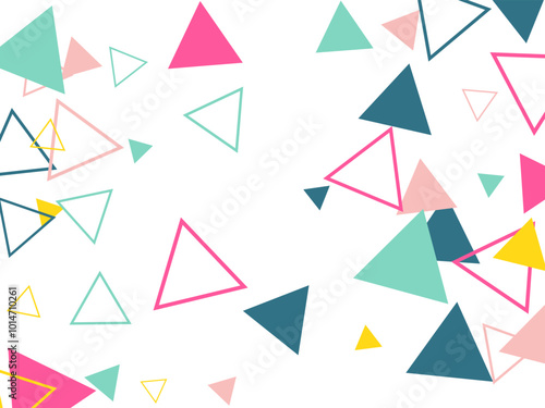Abstract color blurs on dark background Vector background.Abstract symbol pattern listed as a design with disassembled shapes.   Shape shatter texture, square debris and destruction