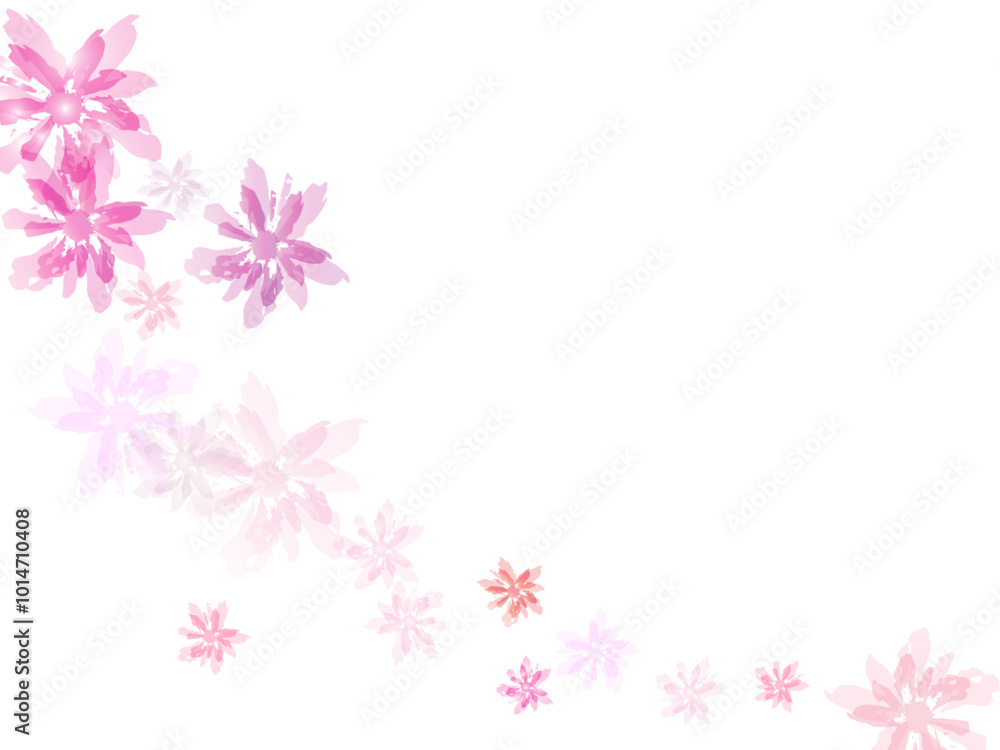 Flower blossom parts romantic vector. Wedding celebration decor. Flower blossom parts romantic vector. Wedding celebration decor.