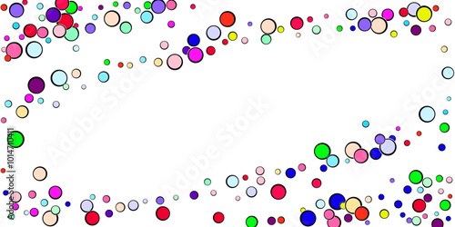 Gradient background with turquoise metaball shapes.  Liquid colors. Banner or sign design