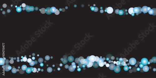 Gradient background with turquoise metaball shapes.  Liquid colors. Banner or sign design