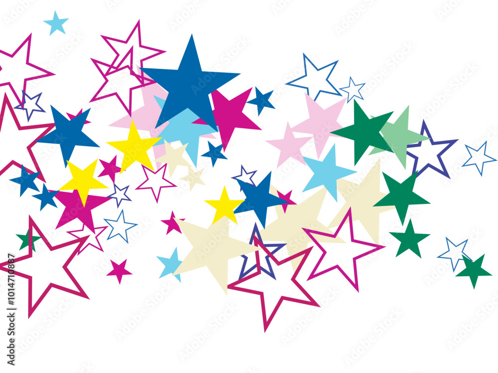 stars on white stars on white