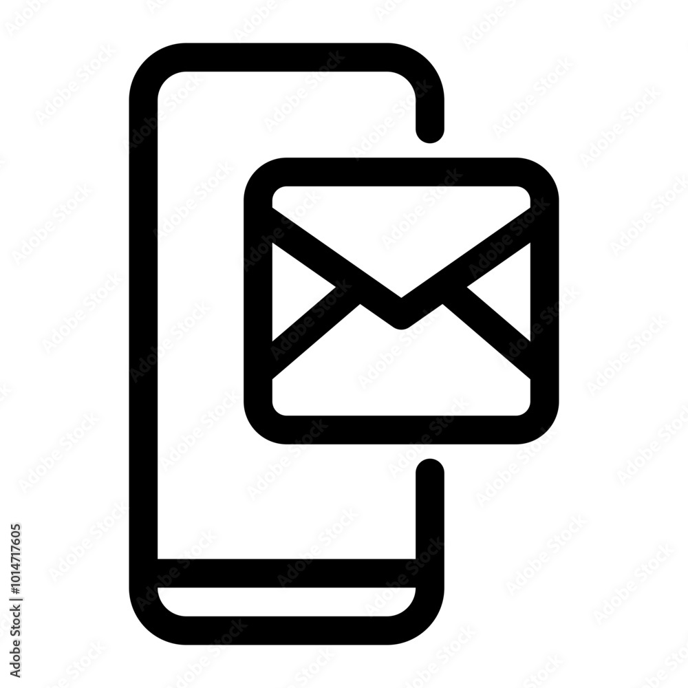 Mail smartphone icon Mail smartphone icon