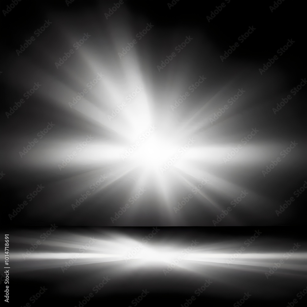 Abstract light burst. Light over black background. 3D illustration. Abstract light burst. Light over black background. 3D illustration.