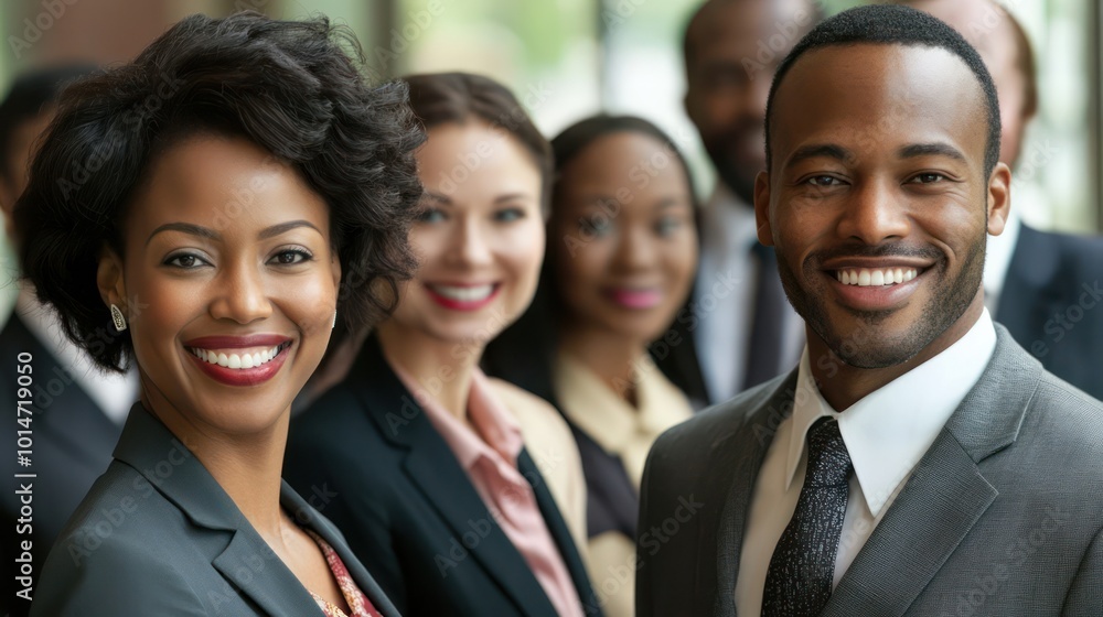 Asian and African American leaders adopting eco-friendly management strategies, promoting sustainability within their organizations Asian and African American leaders adopting eco-friendly management strategies, promoting sustainability within their organizations