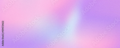 Pastel pink blue purple holographic grainy gradient background design soft noise effect iridescent hologram texture blurred color colorful abstract 80s 90s retro style trendy banner defocused backdrop