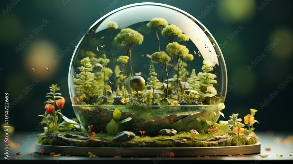 illustration Green earth recycle concept Earth day. illustration Green earth recycle concept Earth day.