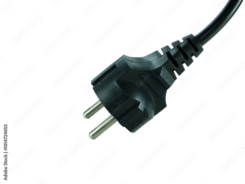 Power plug for electronic devices isolated on transparent background. Power plug for electronic devices isolated on transparent background.