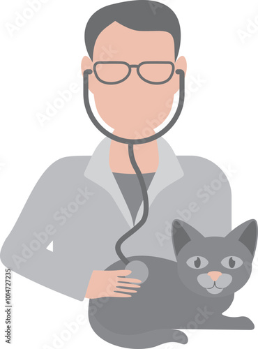 Veterinarian illustration