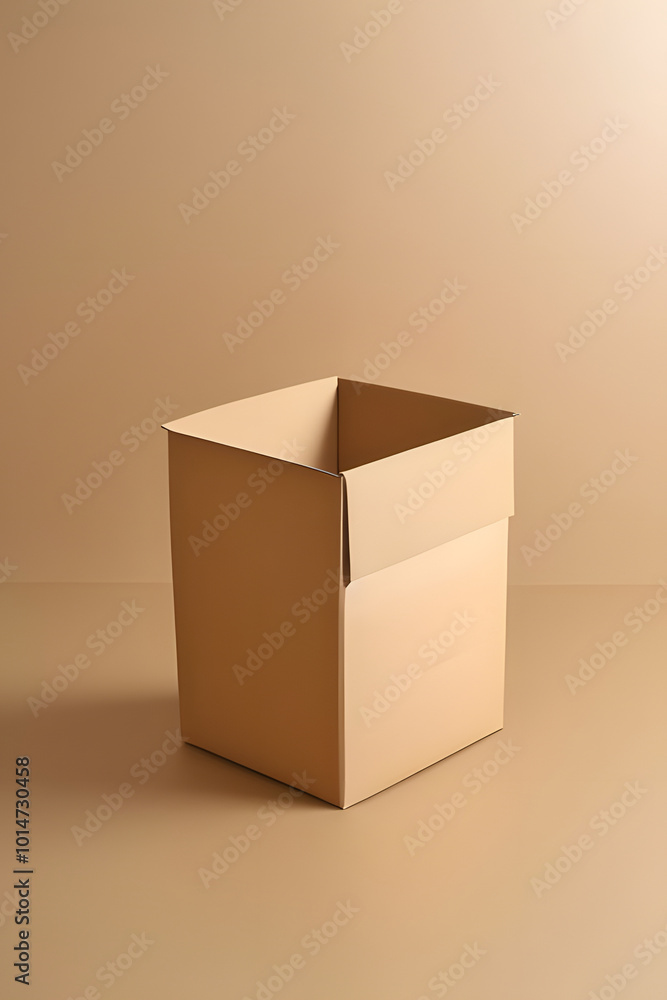 A neatly wrapped gift box in a light brown color, tied with a simple ribbon. The box is placed on a smooth, neutral-toned surface, creating a minimalist and elegant presentation. A neatly wrapped gift box in a light brown color, tied with a simple ribbon. The box is placed on a smooth, neutral-toned surface, creating a minimalist and elegant presentation.