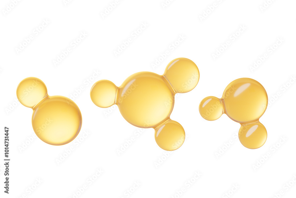 3d rendering cell essence water element 3d rendering cell essence water element