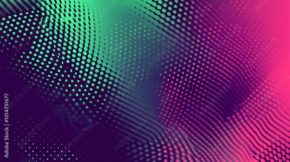 Abstract green, purple and pink dotted pattern. Abstract green, purple and pink dotted pattern.