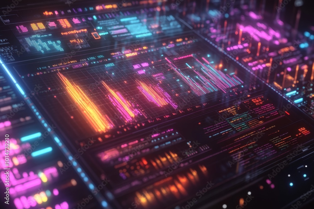 Close-up of a glowing holographic chart visualizing real-time data analysis, captured with ultra realism and epic composition for tech-inspired visuals. Close-up of a glowing holographic chart visualizing real-time data analysis, captured with ultra realism and epic composition for tech-inspired visuals.