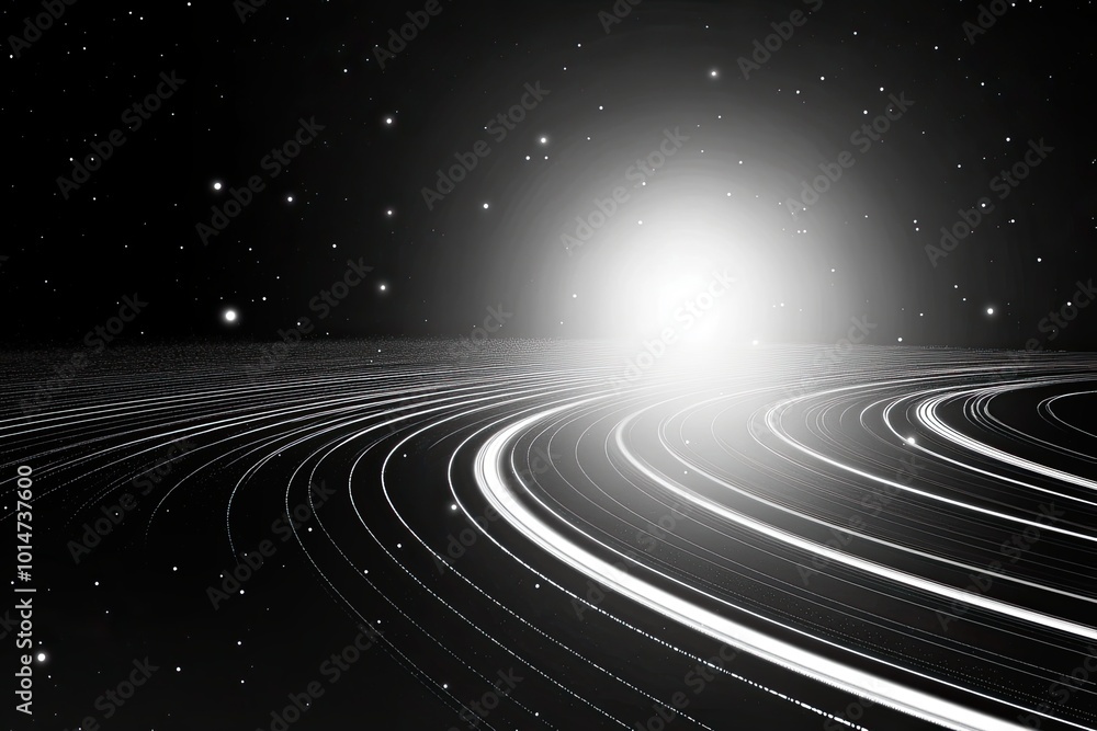 Analemma Showcasing the Central Star's Movement in a Planetary System Over Time Analemma Showcasing the Central Star's Movement in a Planetary System Over Time