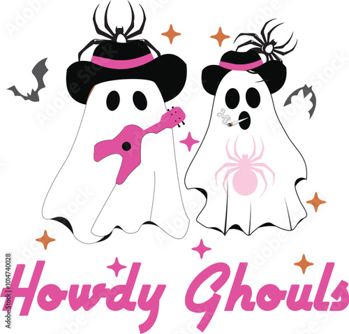 Howdy Halloween EPS Western Cowboy PNG