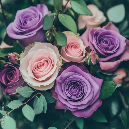 pink roses bouquet