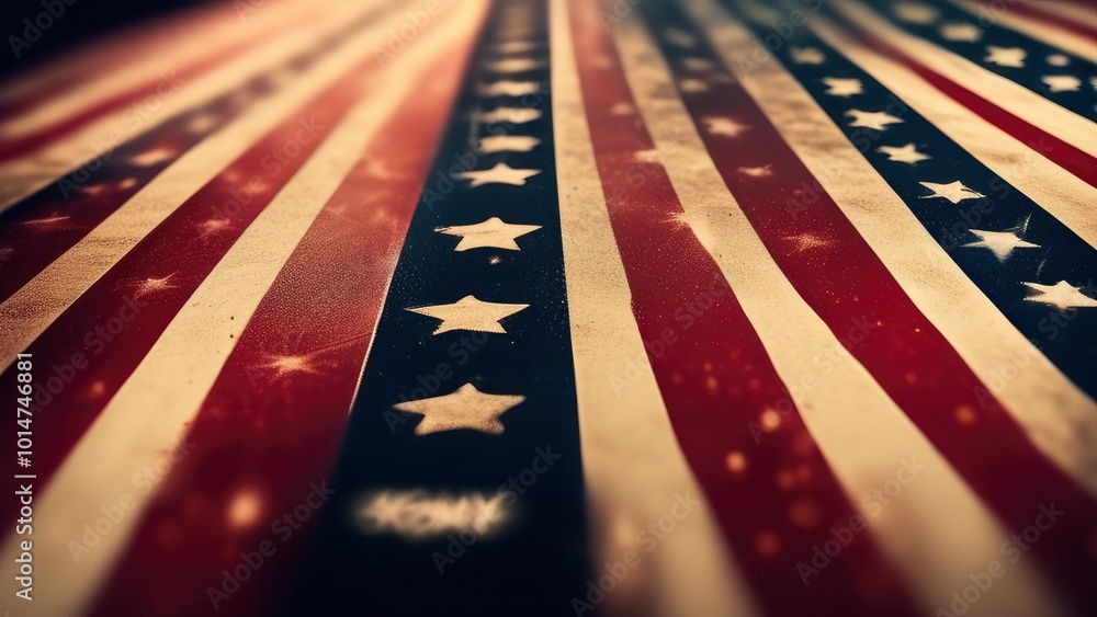 Obraz premium us flag background