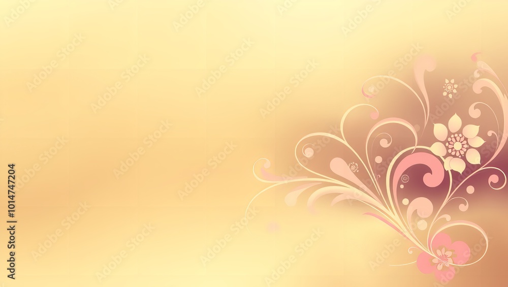 Stunning Abstract Background Featuring Floral Swirls: Perfect for Digital Art Stunning Abstract Background Featuring Floral Swirls: Perfect for Digital Art