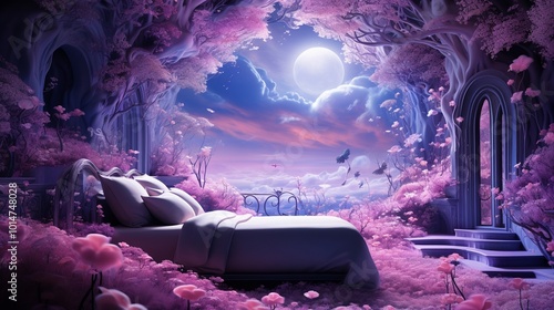 a surreal dreamscape, with fantastical elements and a blend of reality and imagination 