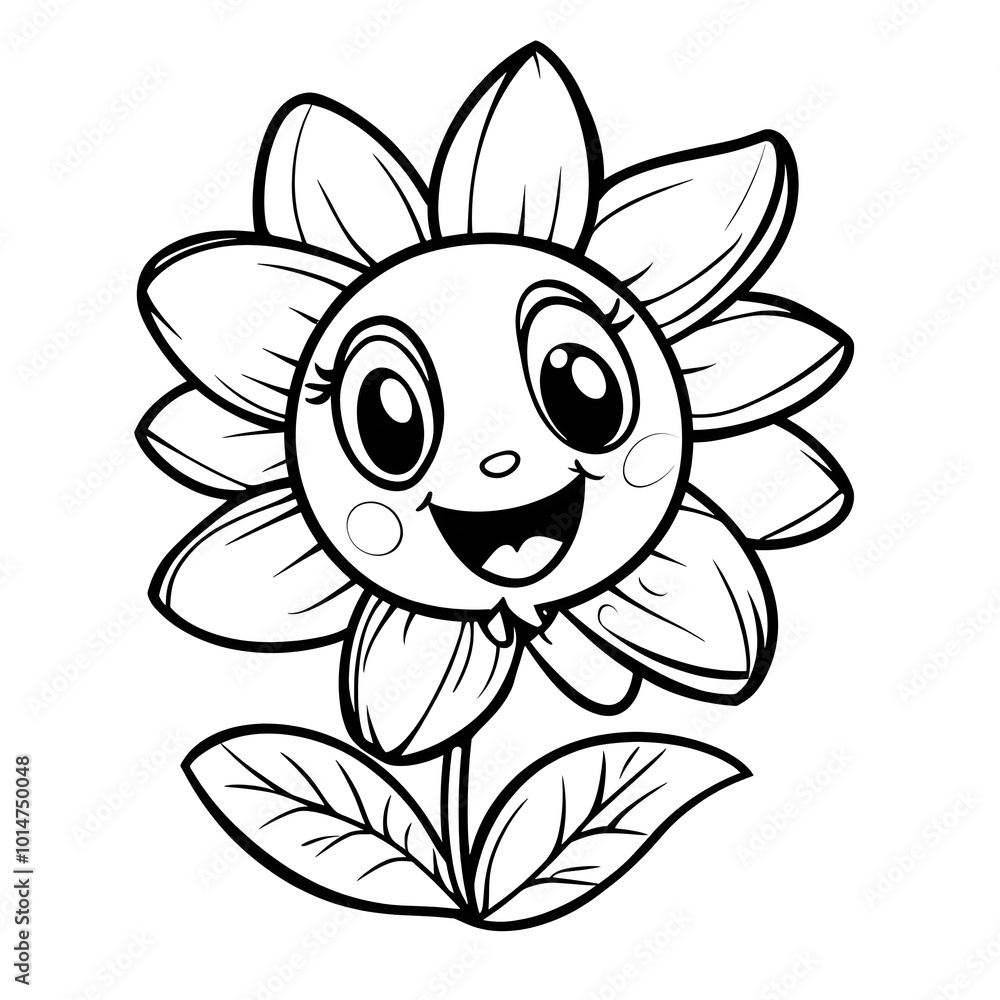 Fototapeta premium pencil drawing for coloring, coloring for children