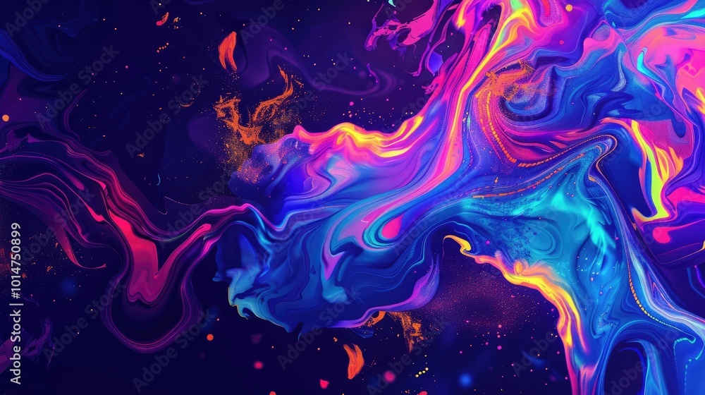 a banner logo of a brand called AcidDream Studio, modern abstract logo, landscape orientation a banner logo of a brand called AcidDream Studio, modern abstract logo, landscape orientation