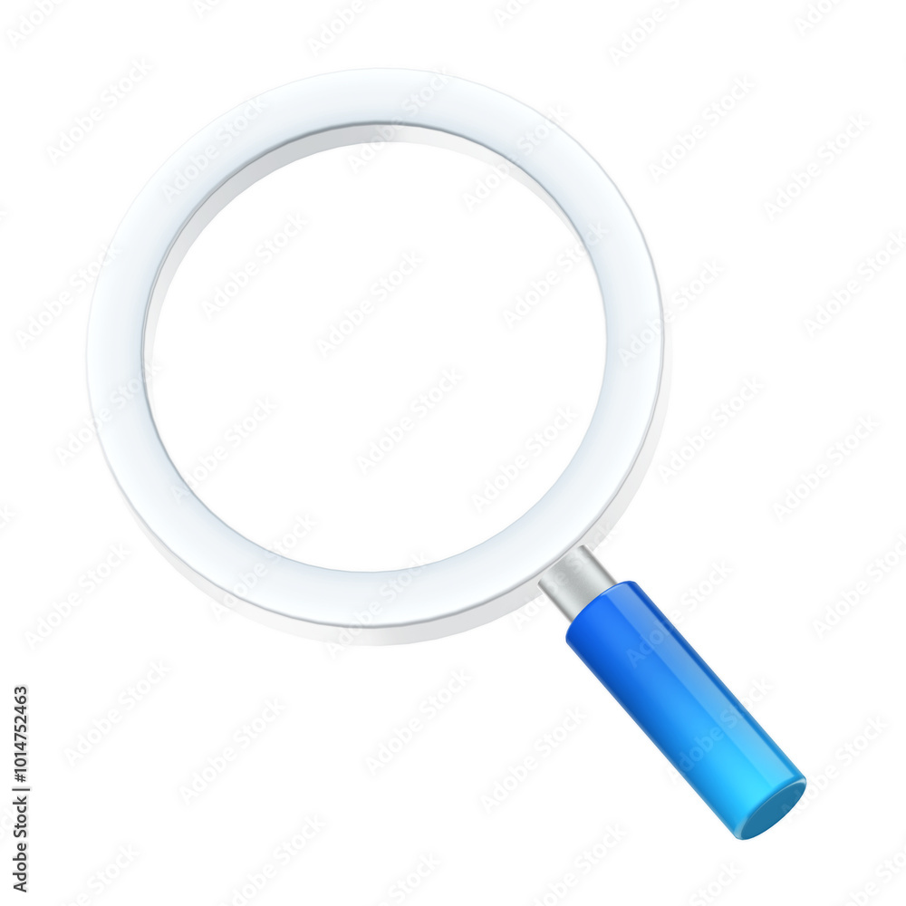 3d render blue gradient magnifying glass for search icon three dimension 3d render blue gradient magnifying glass for search icon three dimension