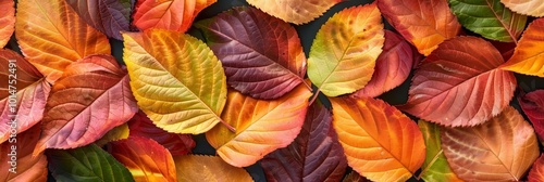 Wallpaper Mural Colorful autumn leaves, represents the beauty of fall, with copy space Torontodigital.ca