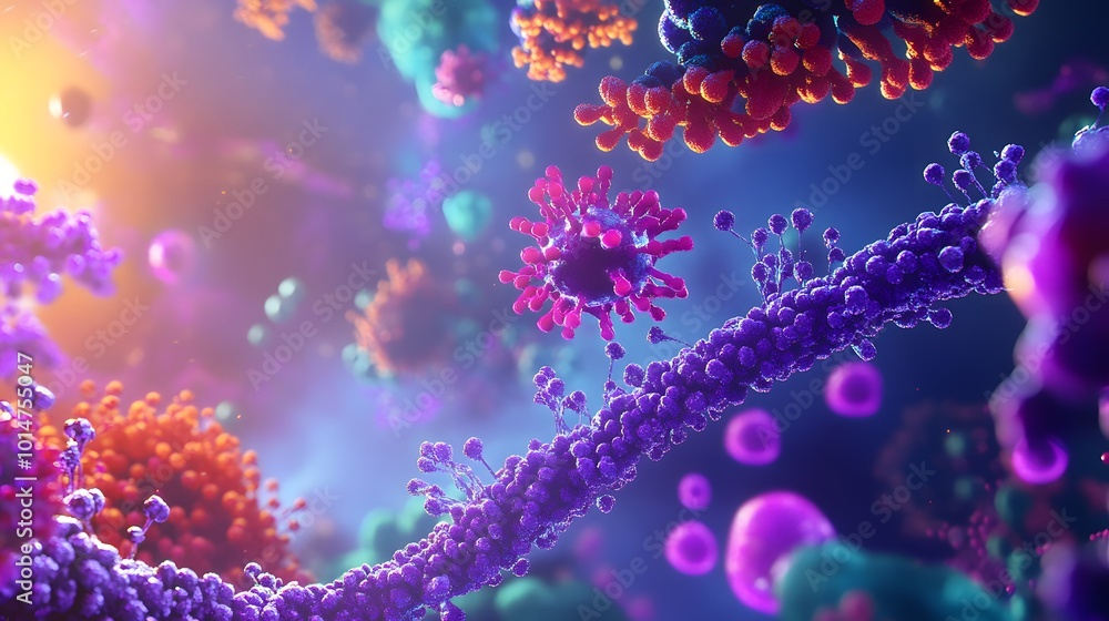 Abstract Visualization of Drug Binding to Receptor