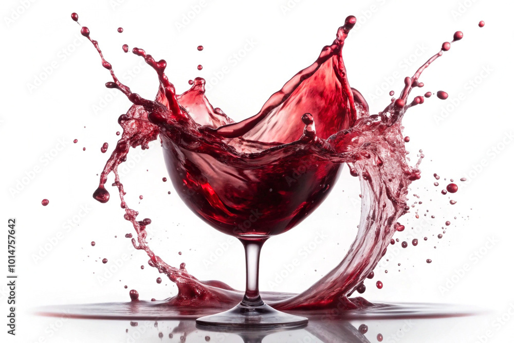 Red wine splash,isolated on white background Red wine splash,isolated on white background