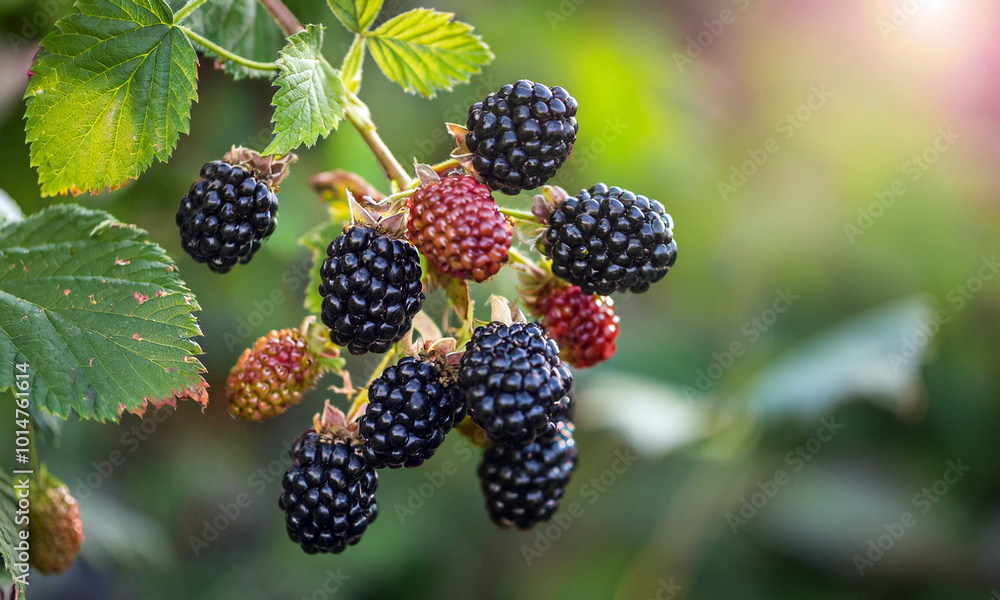 blackberries on the bush blackberries on the bush