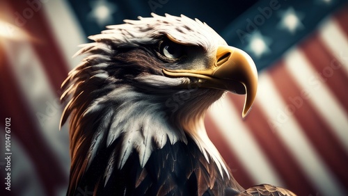 american eagel U.S. elections concept