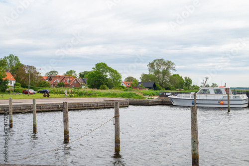 Port of ivillage of Nyord in Denmark photo