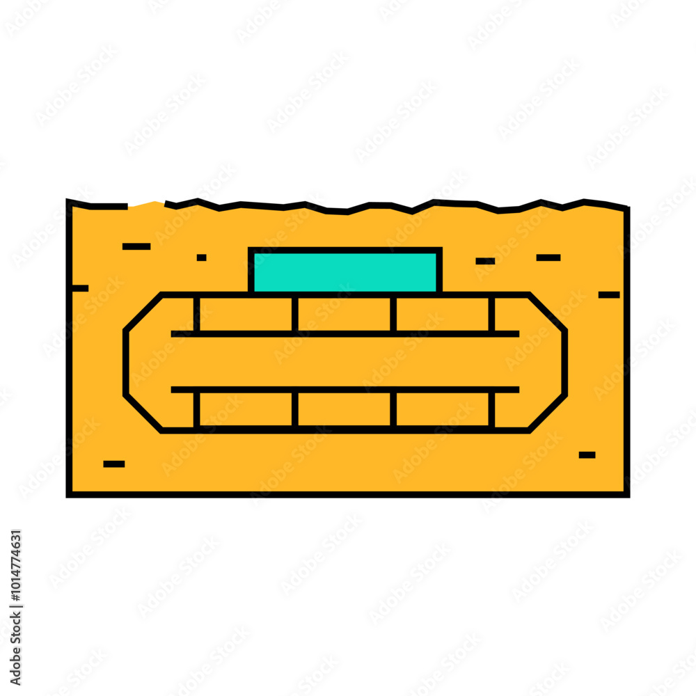 mine military line icon vector. mine military sign. isolated symbol illustration mine military line icon vector. mine military sign. isolated symbol illustration