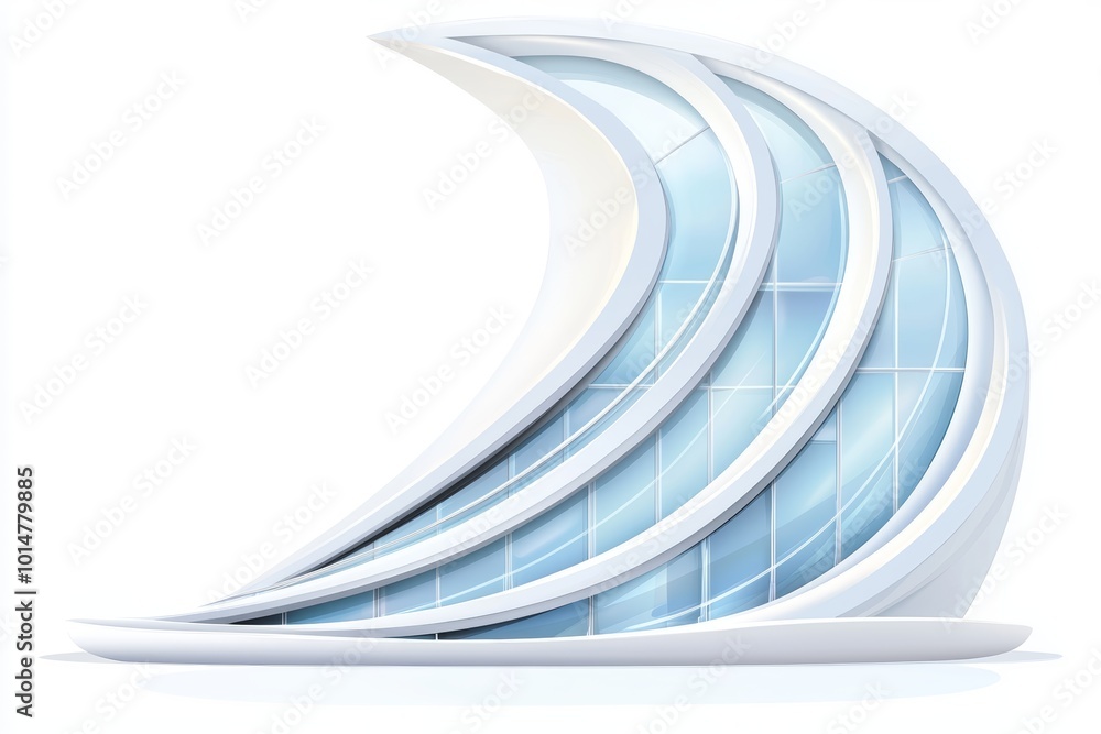 Obraz premium Capture a futuristic architectural concept,