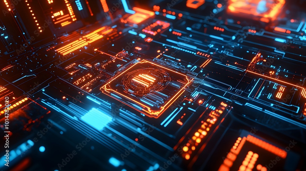 futuristic technology background. futuristic technology background.