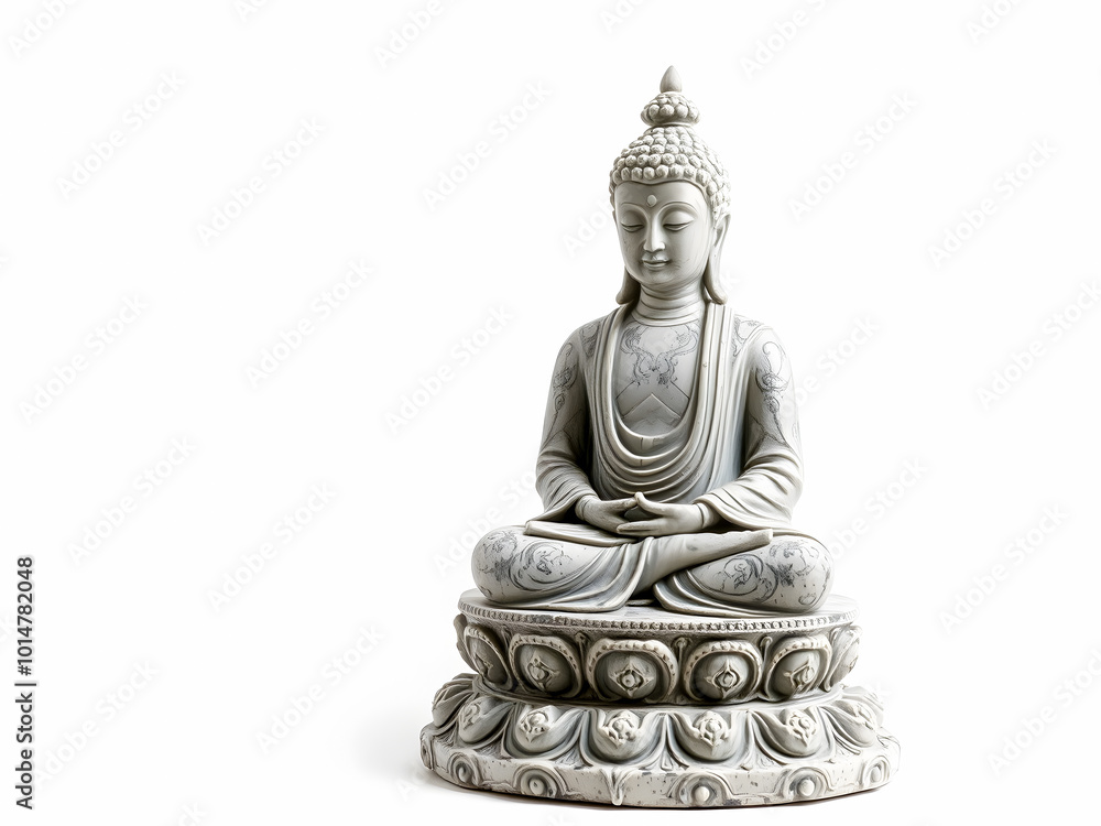 Buddha statue isolated on white background Buddha statue isolated on white background