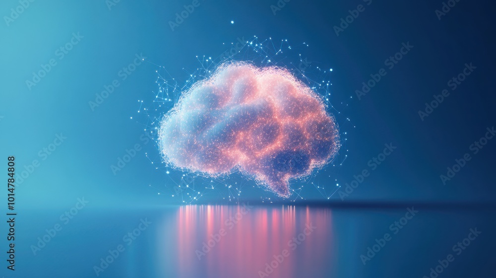 Digital Brain Concept Digital Brain Concept