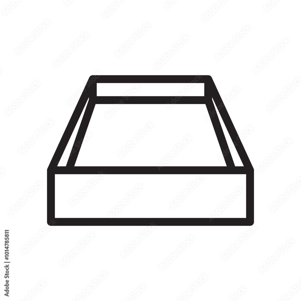large box container icon vector eps large box container icon vector eps