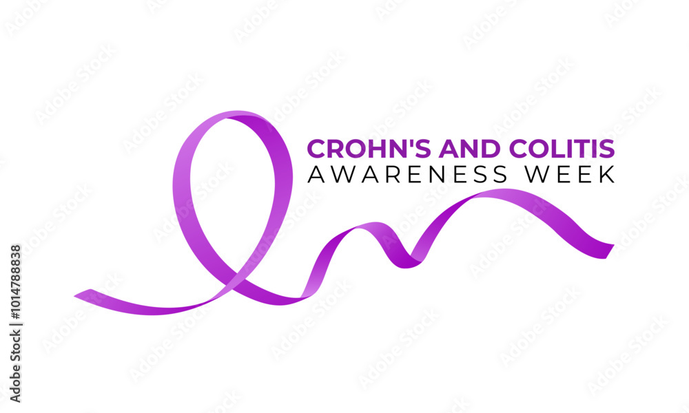 Crohn's and Colitis Awareness Week is observed every year in December. Vector illustration .Banner poster, flyer and background design template. Crohn's and Colitis Awareness Week is observed every year in December. Vector illustration .Banner poster, flyer and background design template.