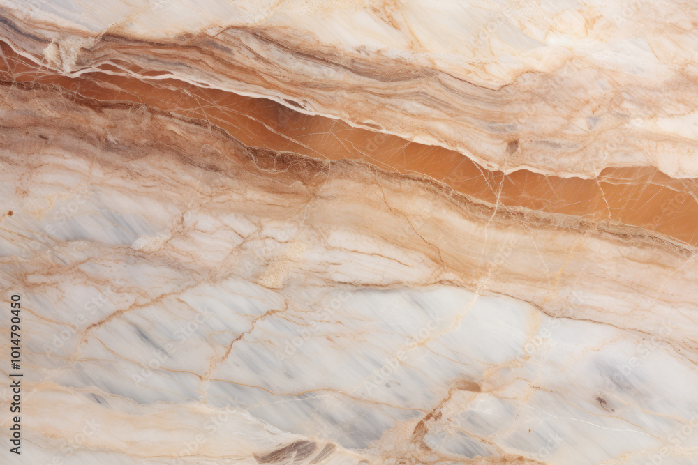 Processed collage of luxury brown and white marble texture. Background for banner